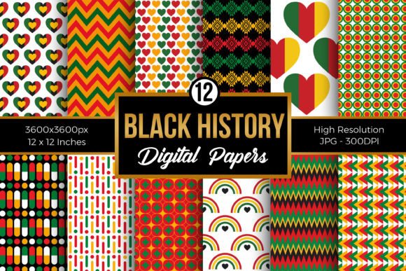 Download Black History Month Seamless Pattern - Premium Resources