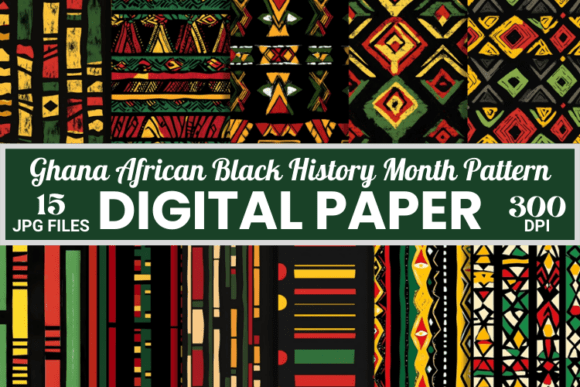 Download Ghana African Black History Patterns - Premium Resources